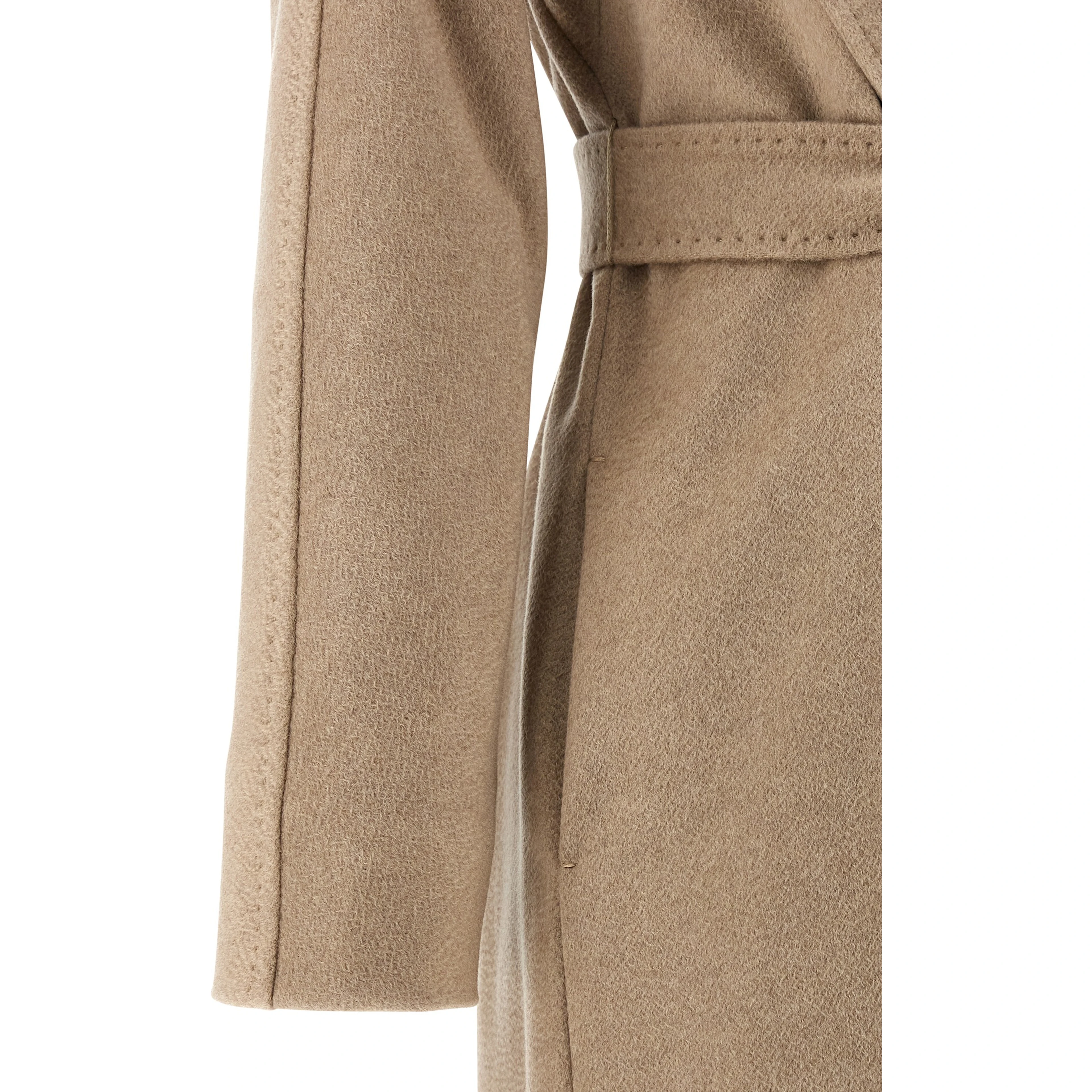 Beige Cashmere Coat