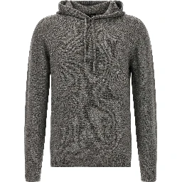 Gray Virgin Wool Cardigan