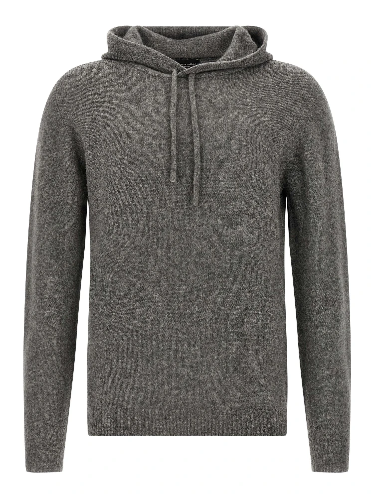 Gray Virgin Wool Cardigan