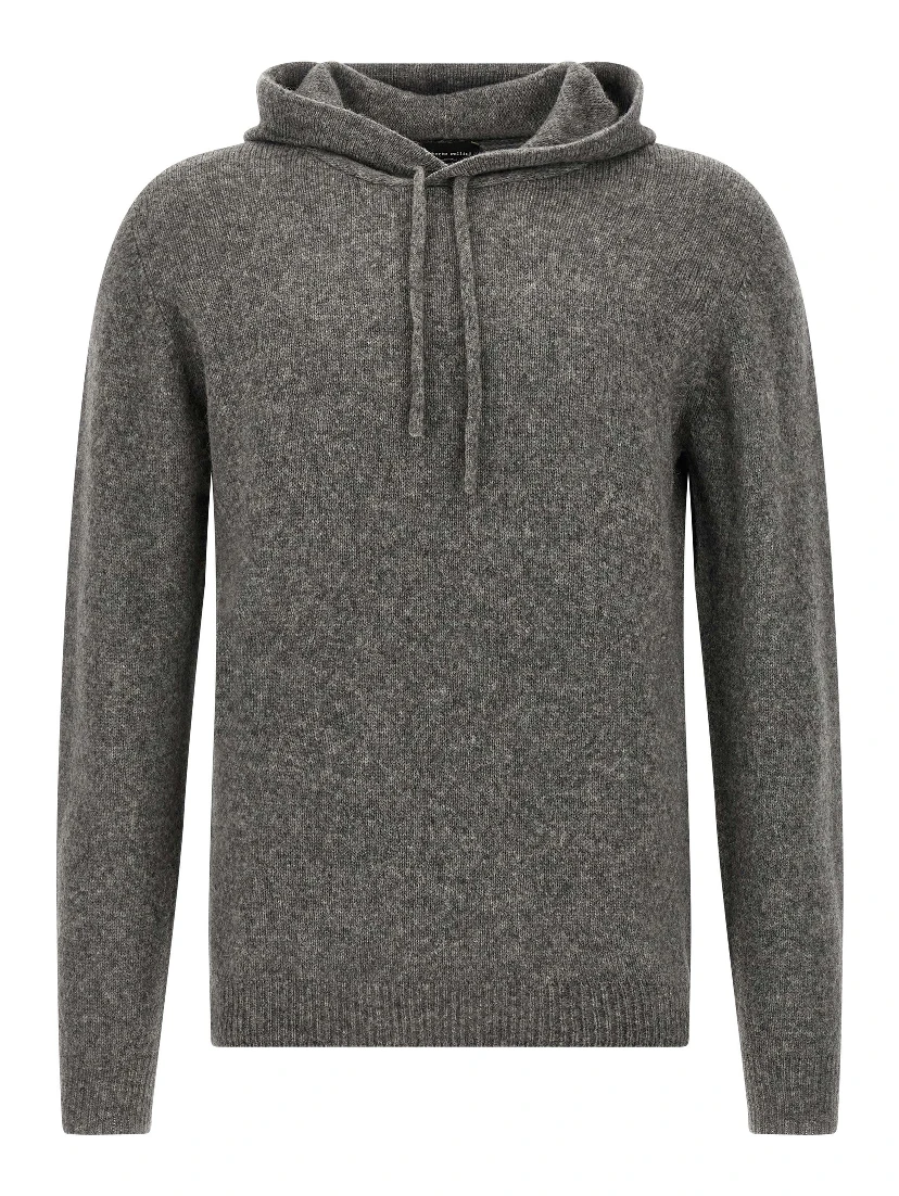 Gray Virgin Wool Cardigan