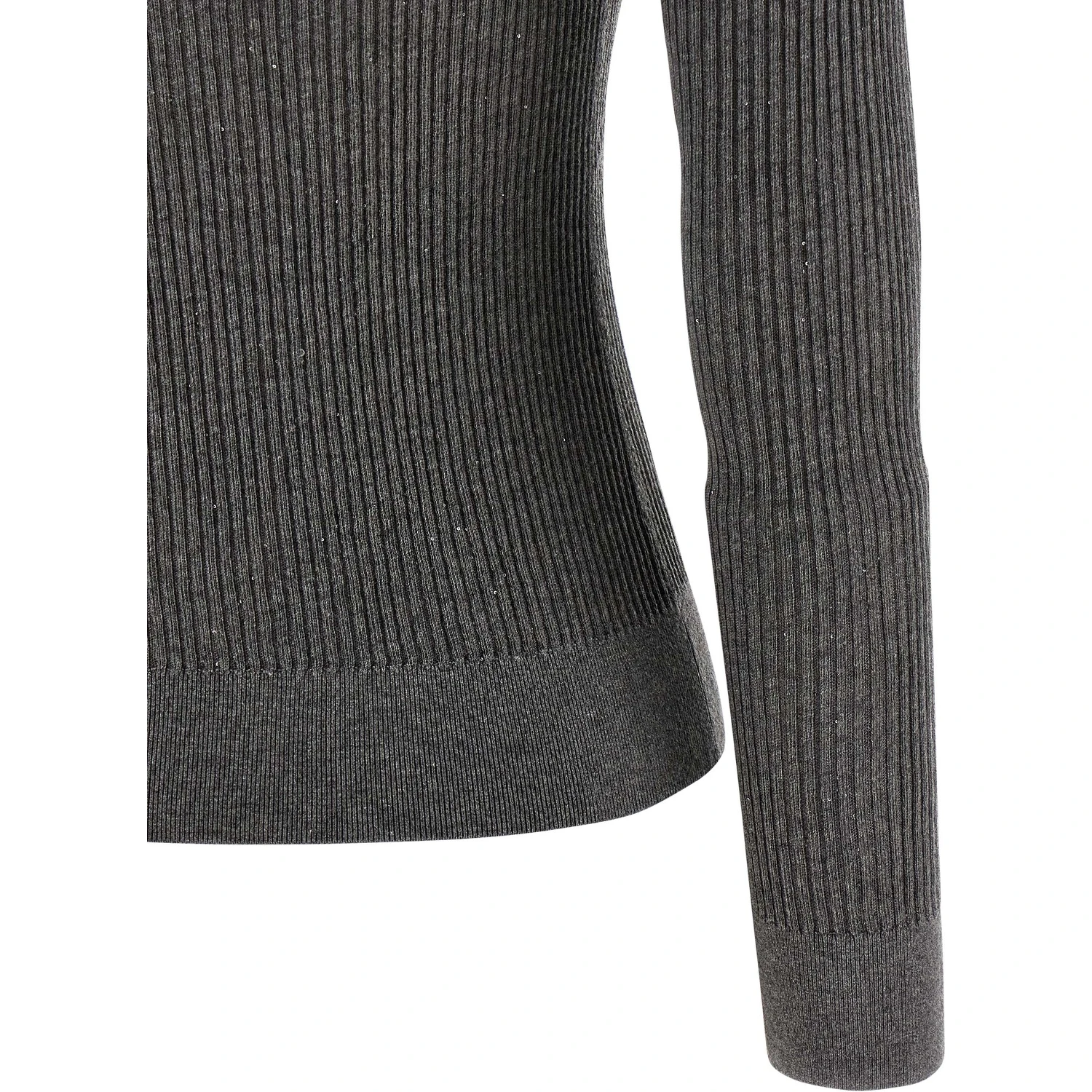 Gray Silk Cardigan