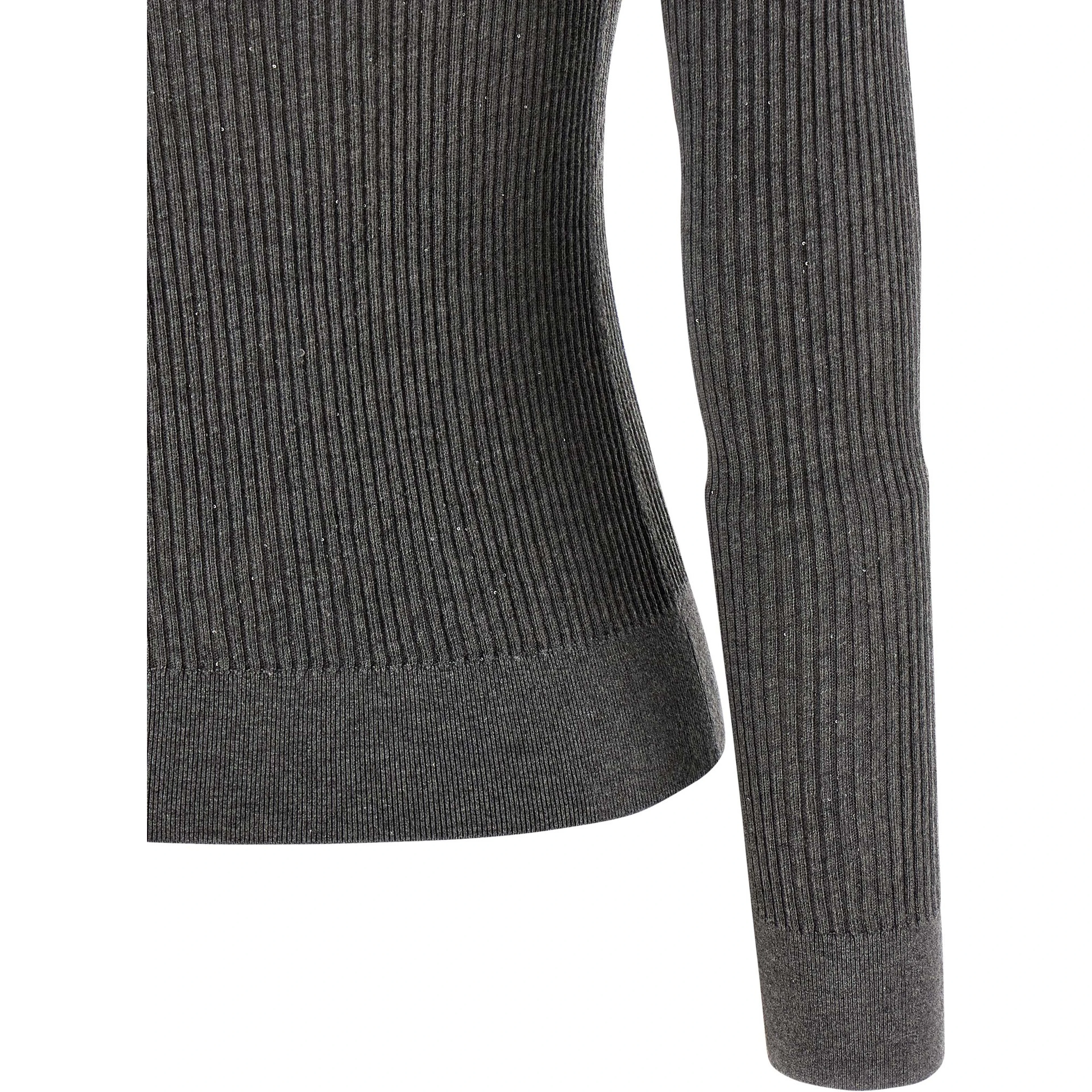 Gray Silk Cardigan