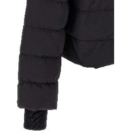 Black Nylon Full-Length Jacket