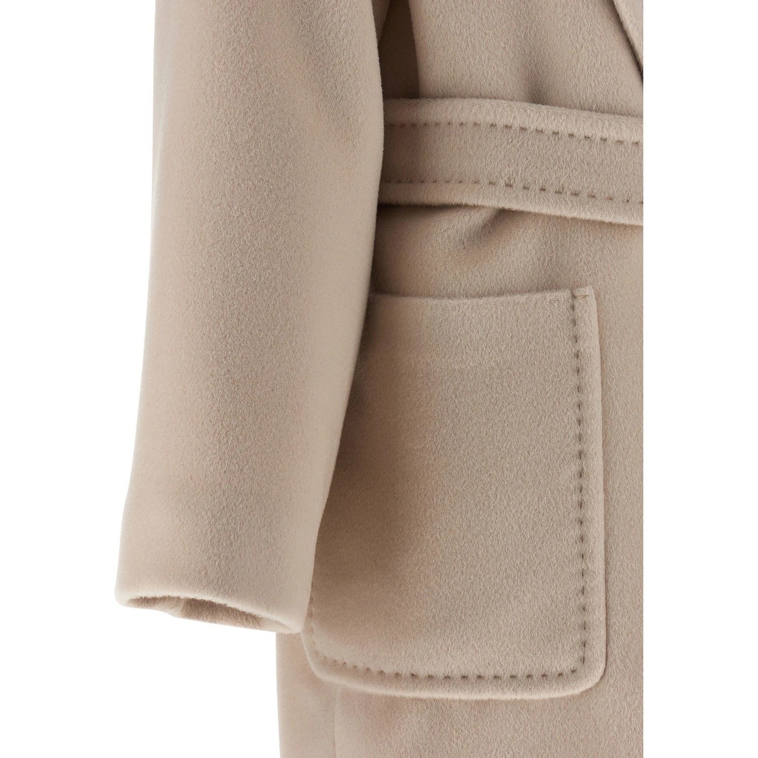 Beige Wool Coat
