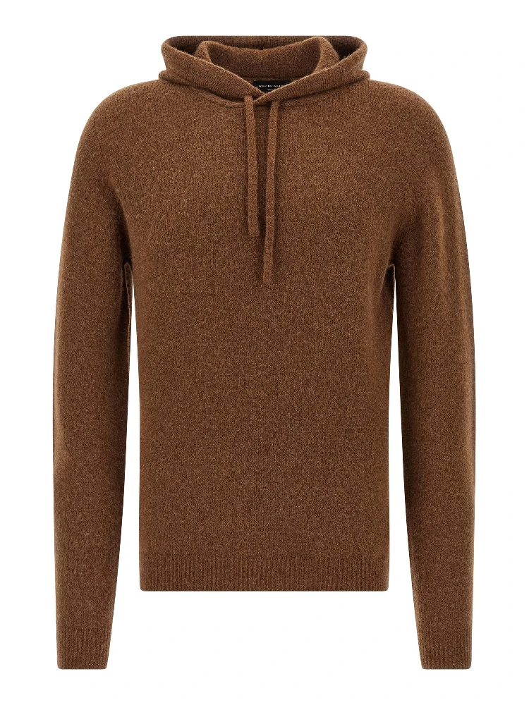 Brown Virgin Wool Cardigan