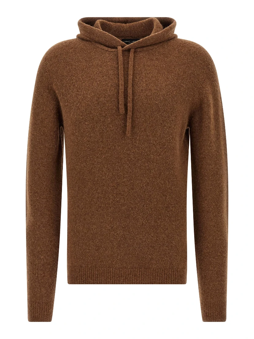 Brown Virgin Wool Cardigan