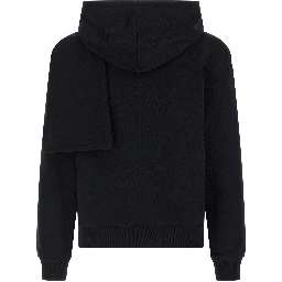 Black Cotton Sweatshirt