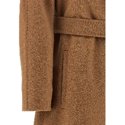 Brown Virgin Wool Coat