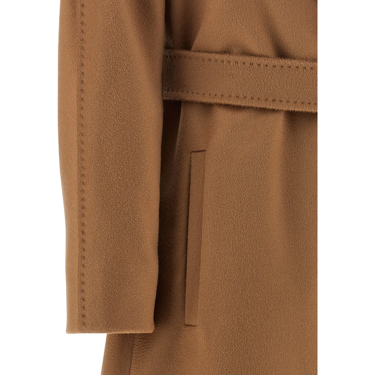 Brown Virgin Wool Coat