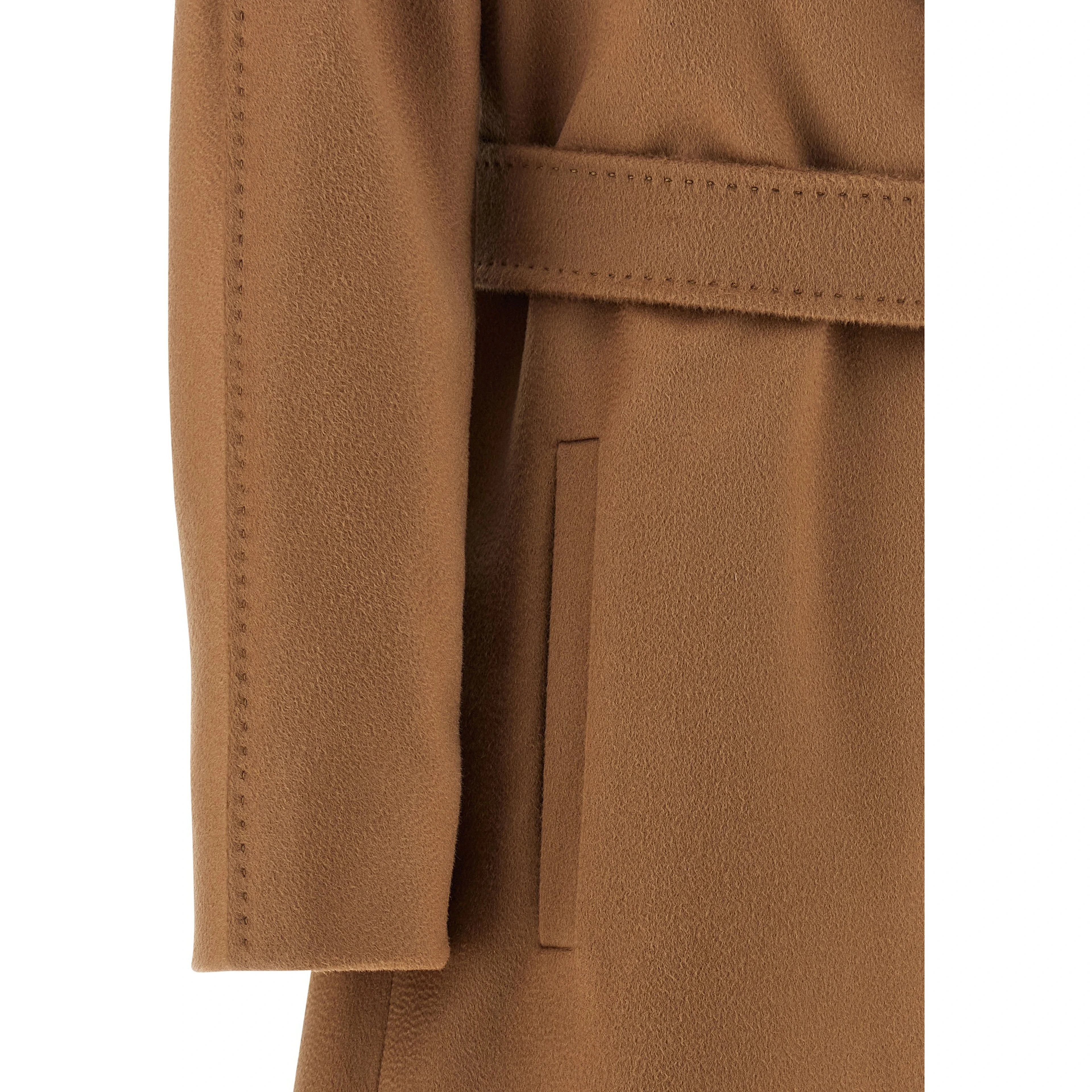 Brown Virgin Wool Coat