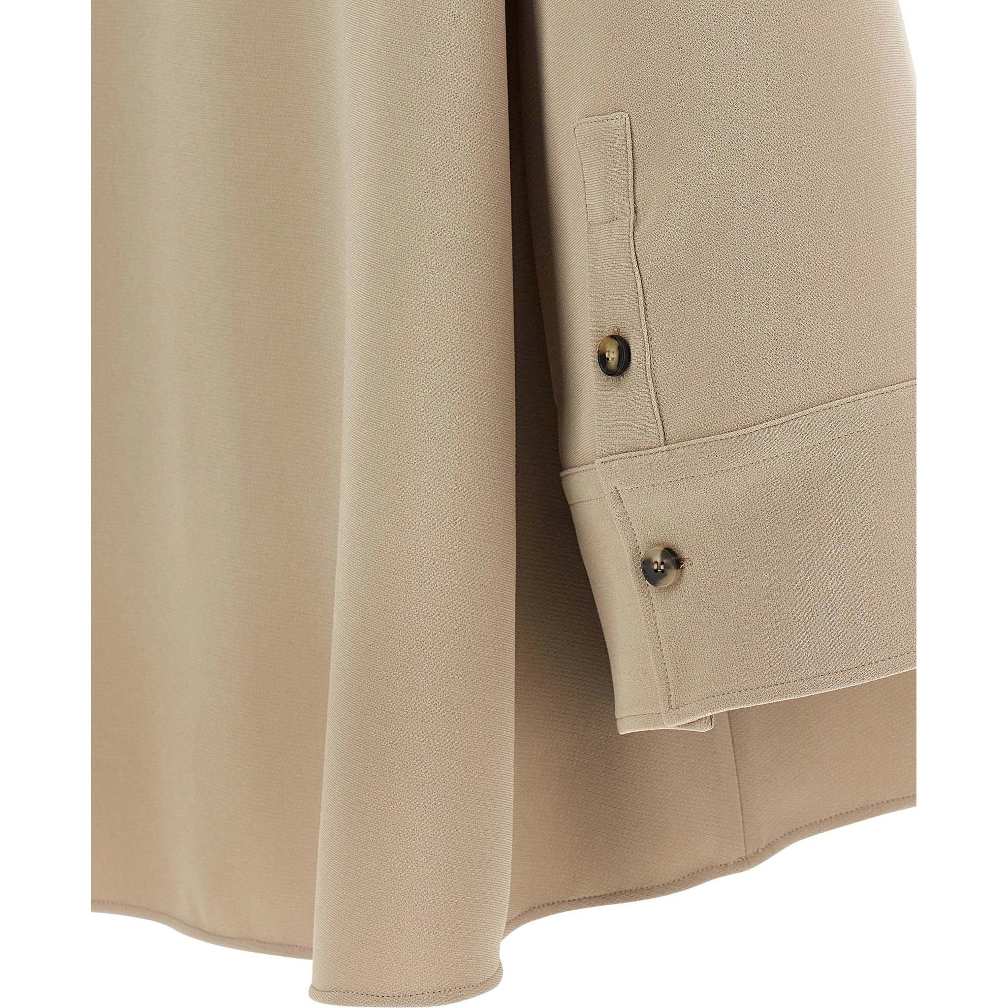 Beige Triacetate Blouse