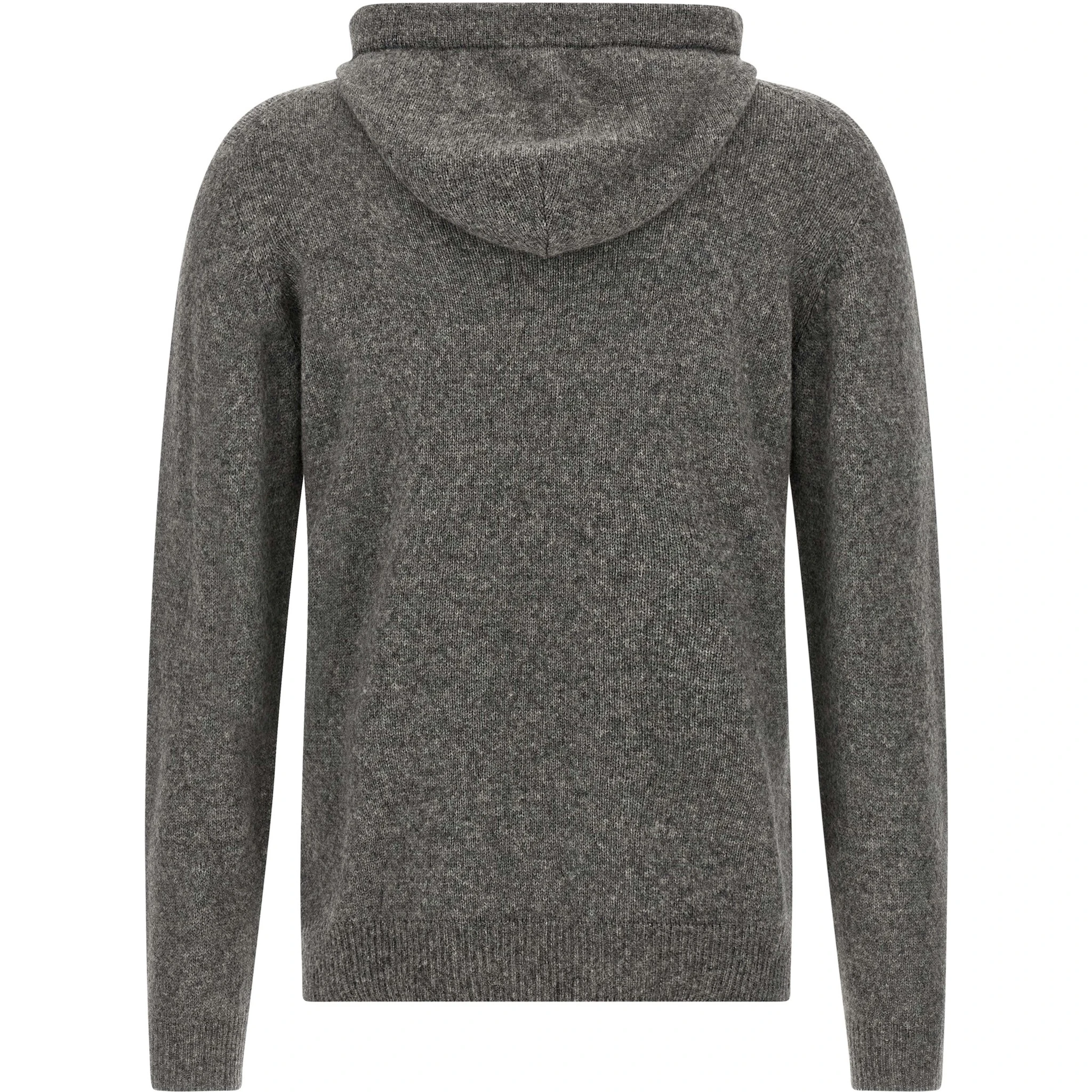 Gray Virgin Wool Cardigan