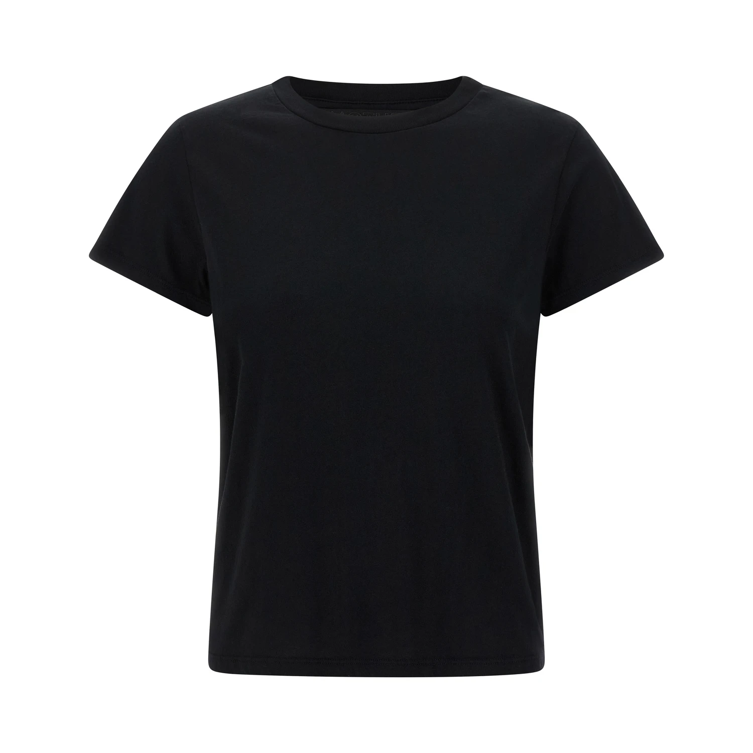 Black Cotton T-Shirt