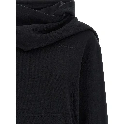 Black Cotton Sweatshirt