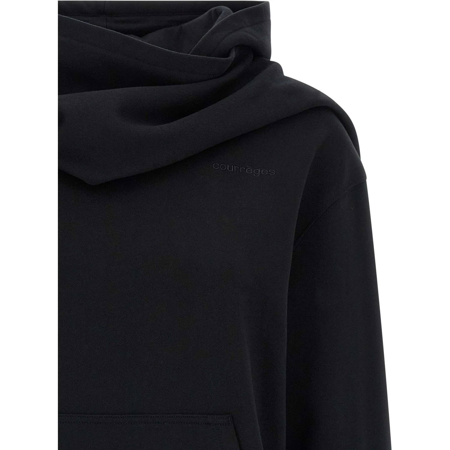 Black Cotton Sweatshirt