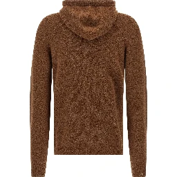 Brown Virgin Wool Cardigan
