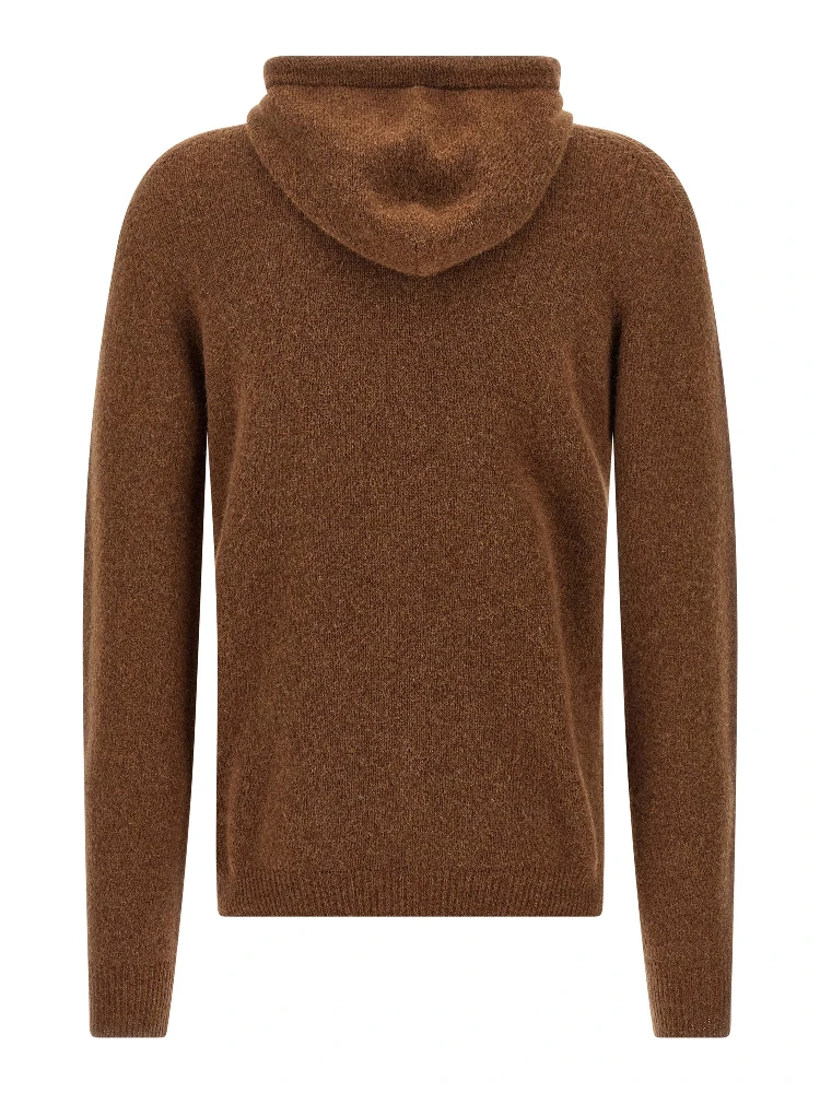Brown Virgin Wool Cardigan alternative