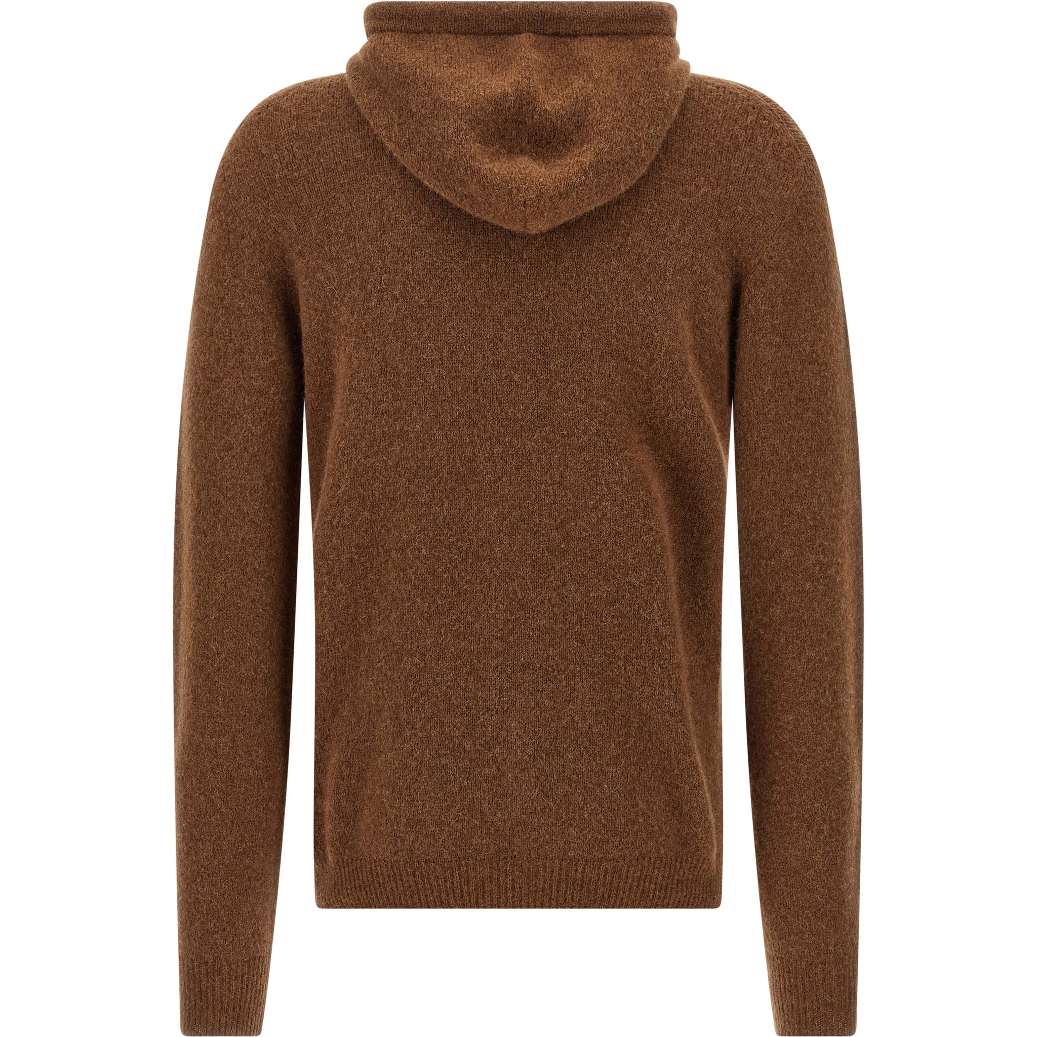Brown Virgin Wool Cardigan