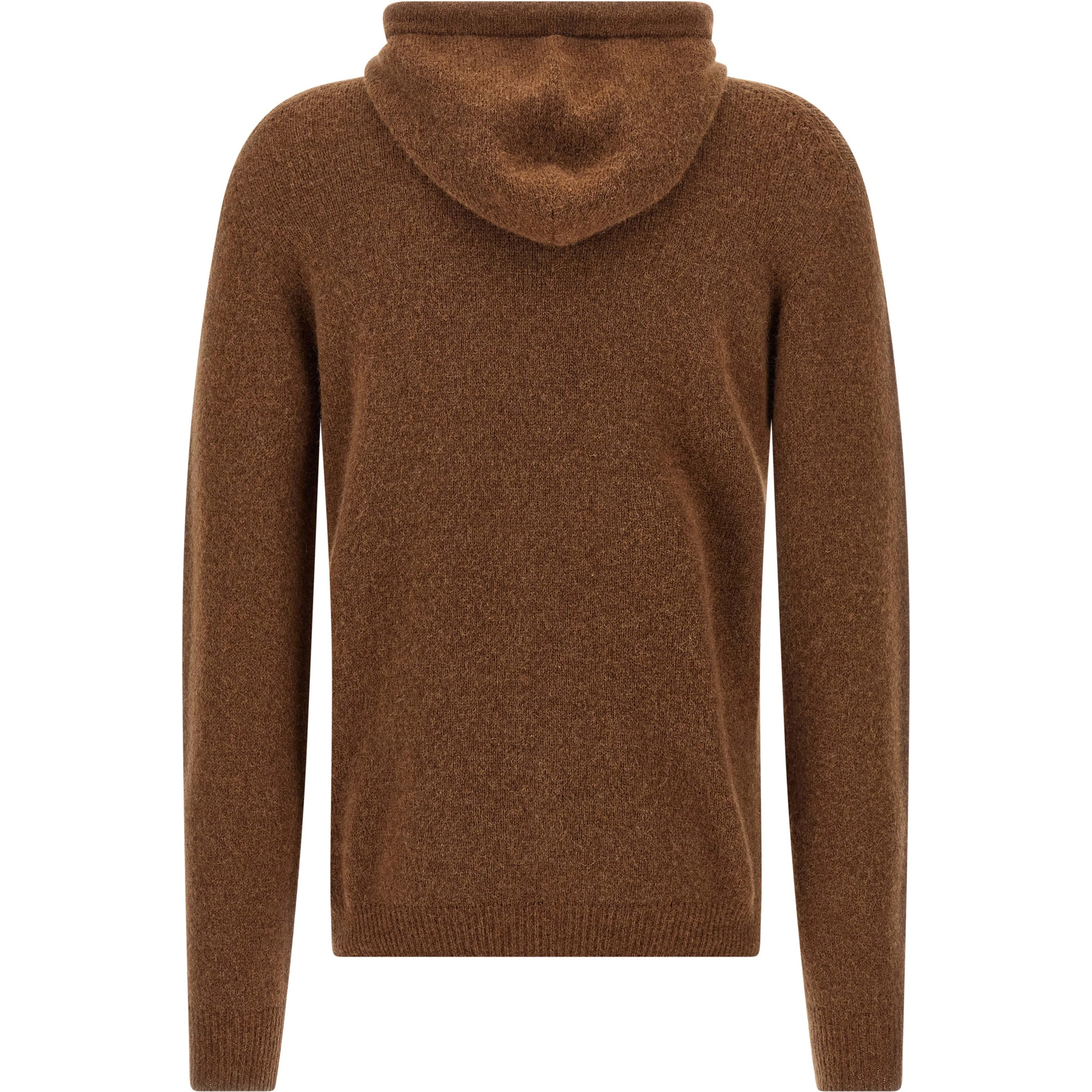 Brown Virgin Wool Cardigan