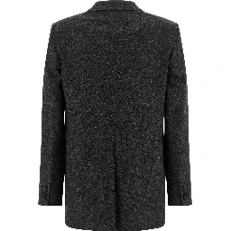 Gray Viscose Two-Piece Suit