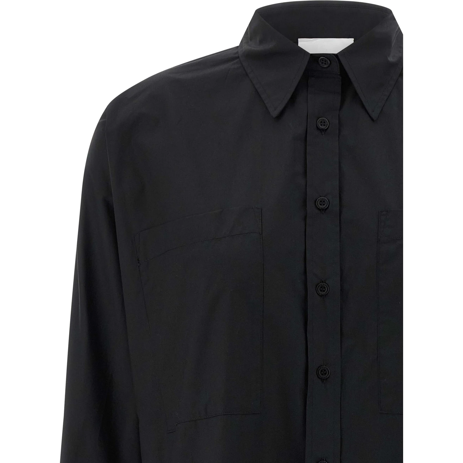 Black Cotton Blouse