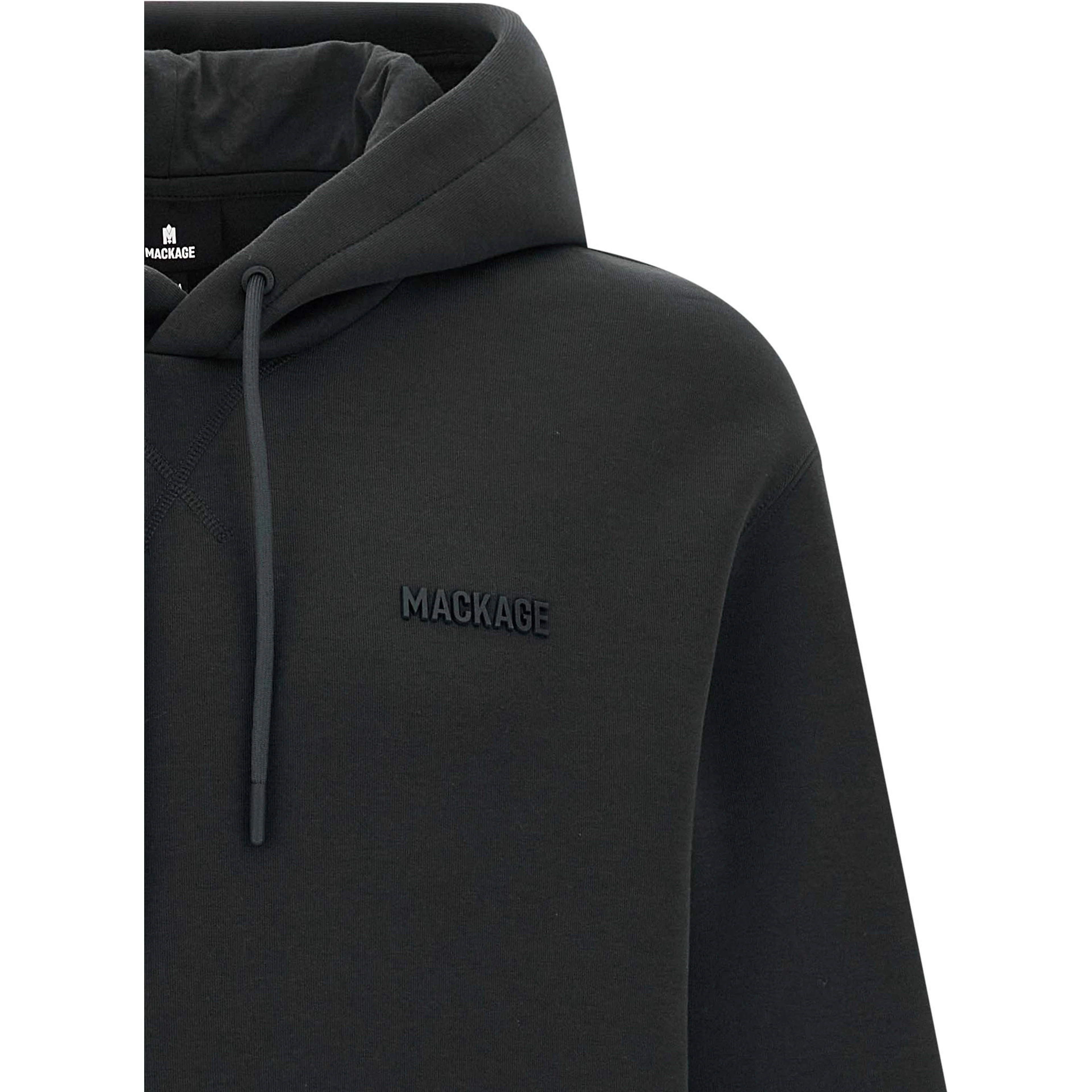 Black Cotton Sweatshirt