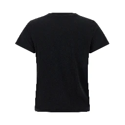 Black Cotton T-Shirt