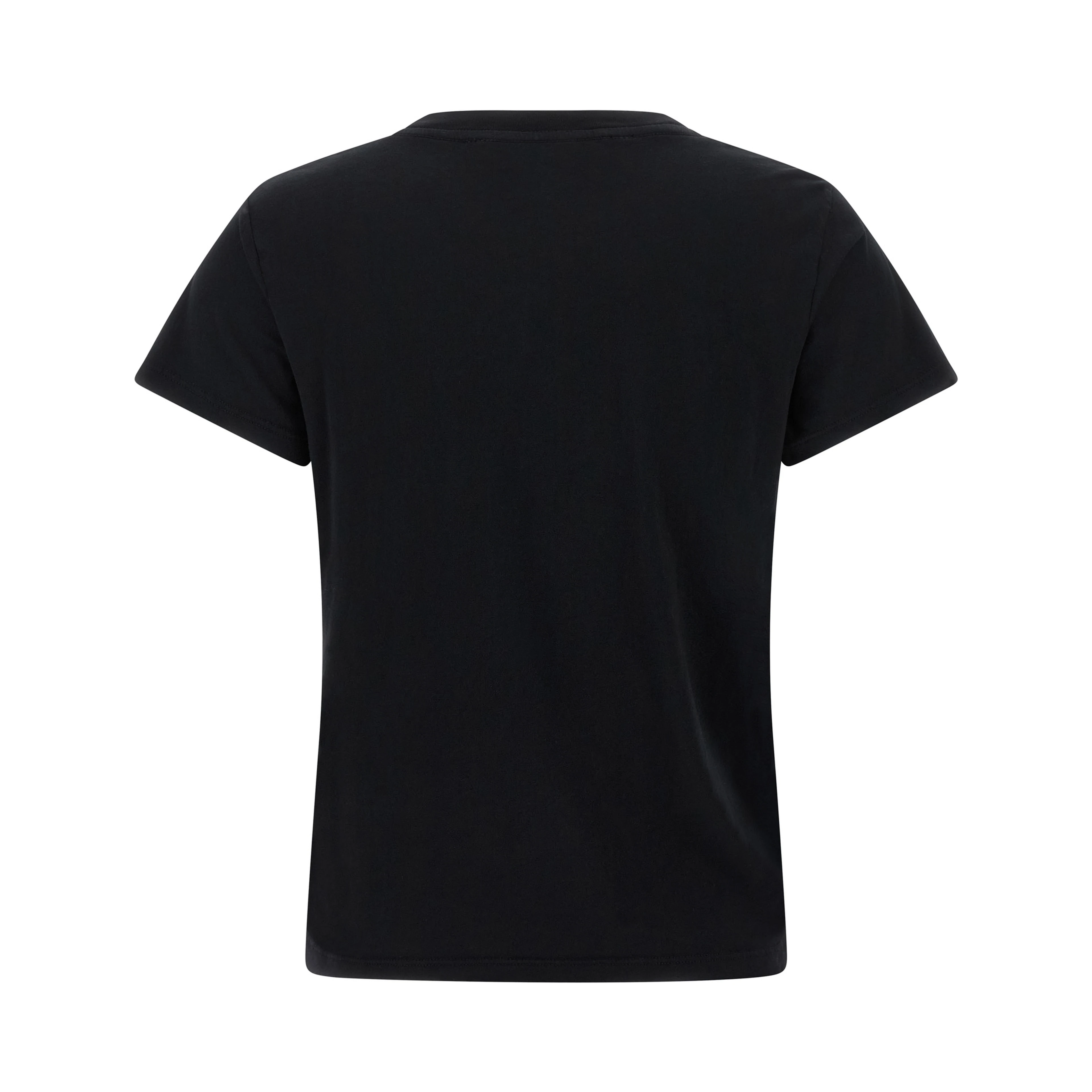 Black Cotton T-Shirt