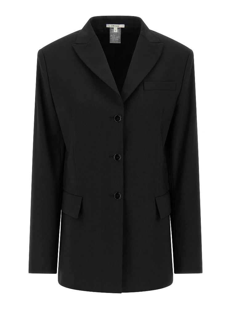 Black Virgin Wool Blazer