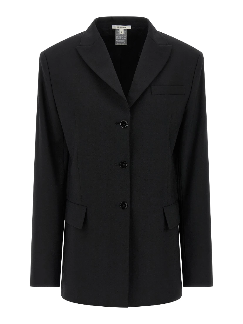 Black Virgin Wool Blazer