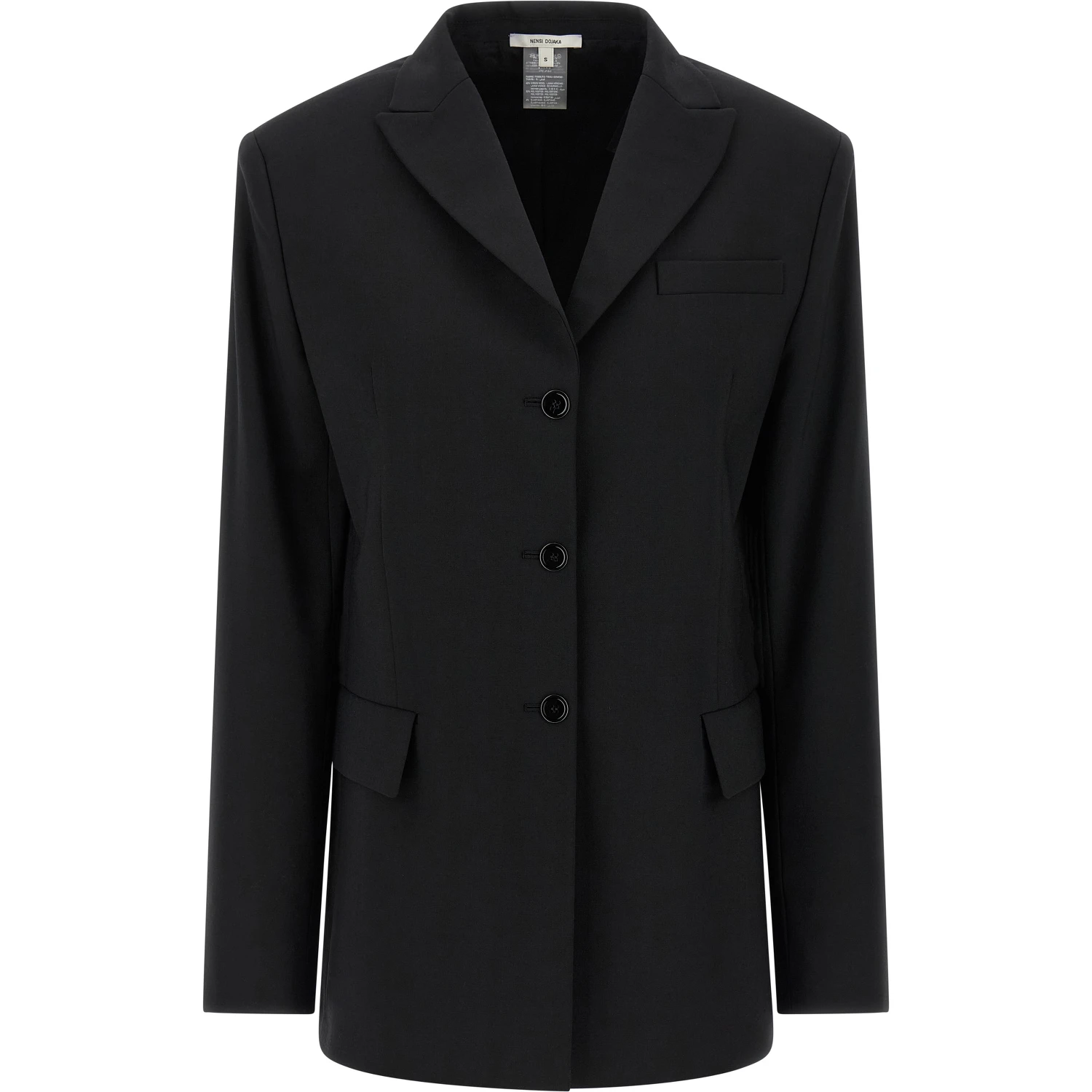 Black Virgin Wool Blazer