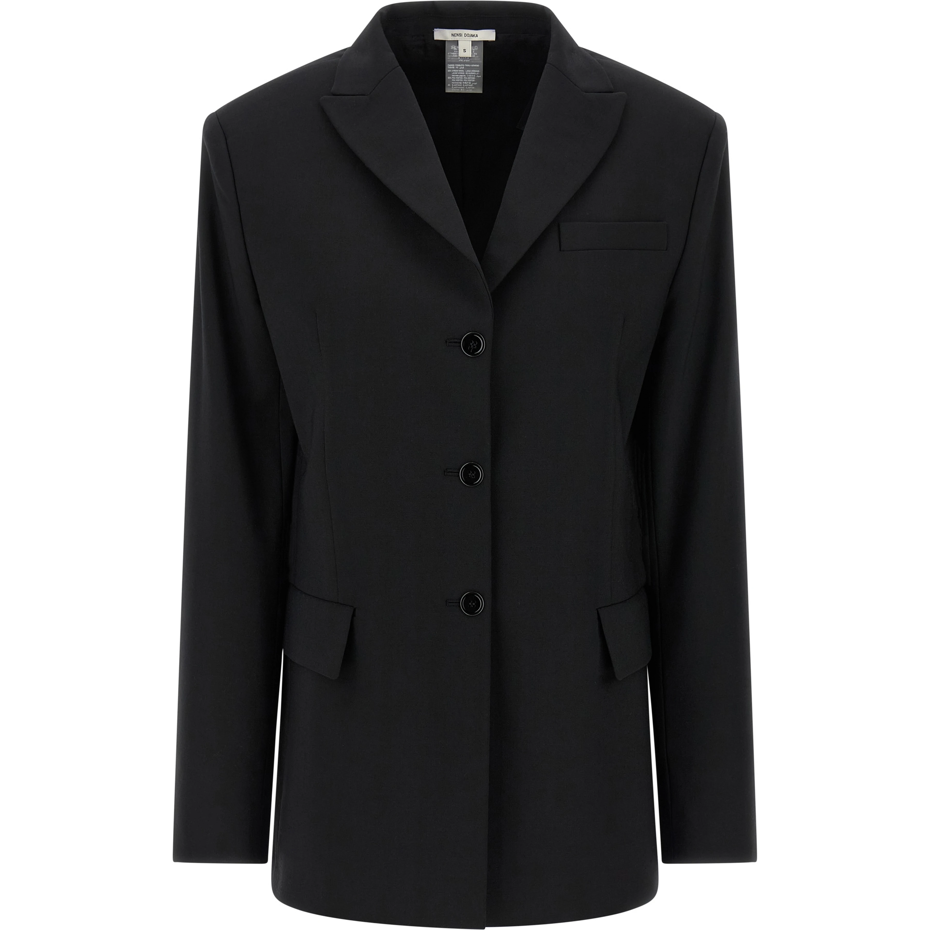 Black Virgin Wool Blazer
