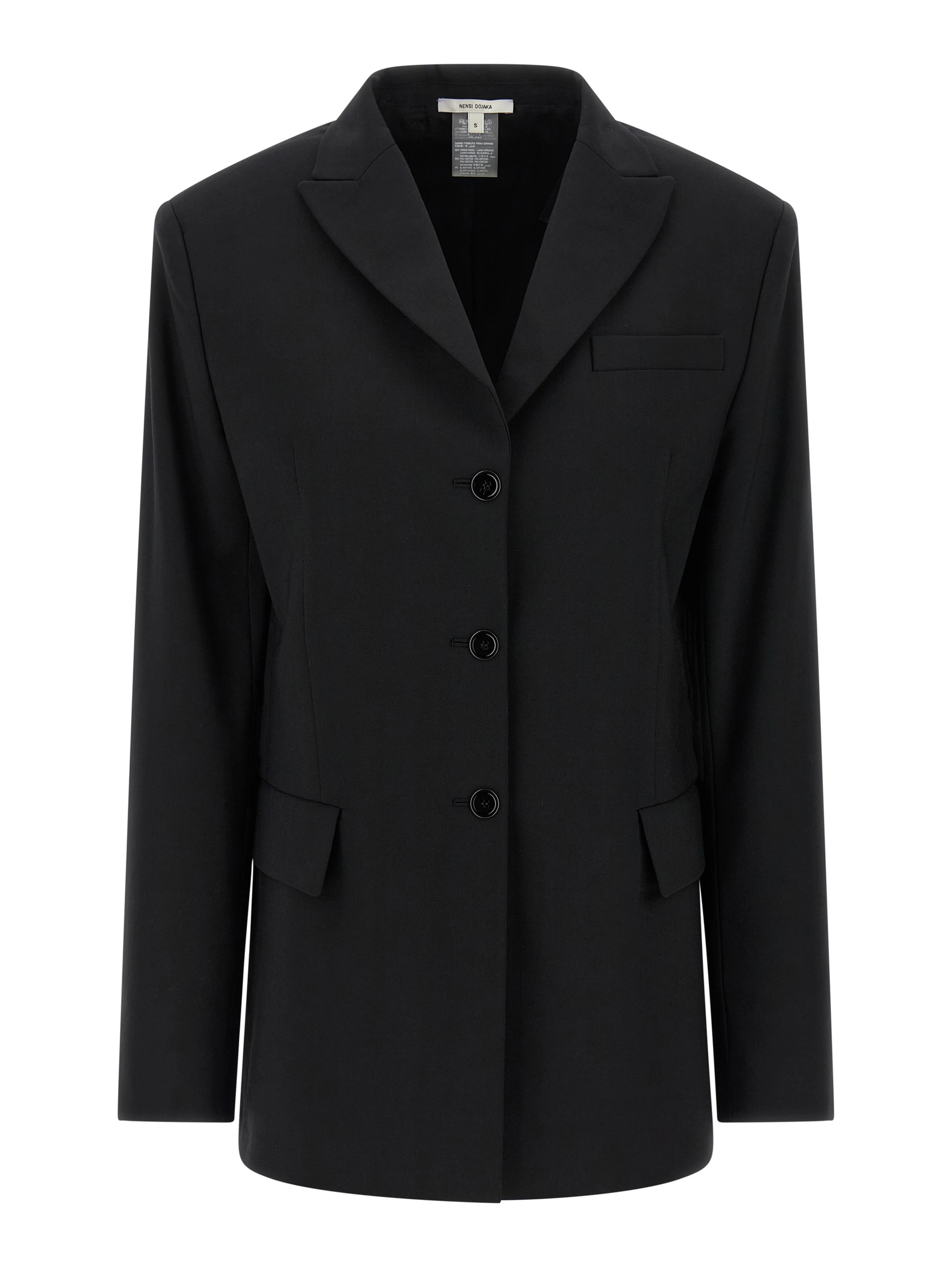 Black Virgin Wool Blazer