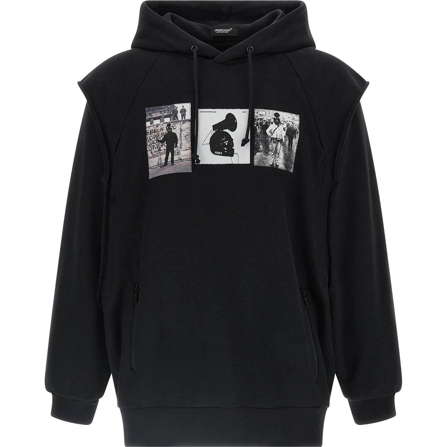 Black Cotton Sweatshirt