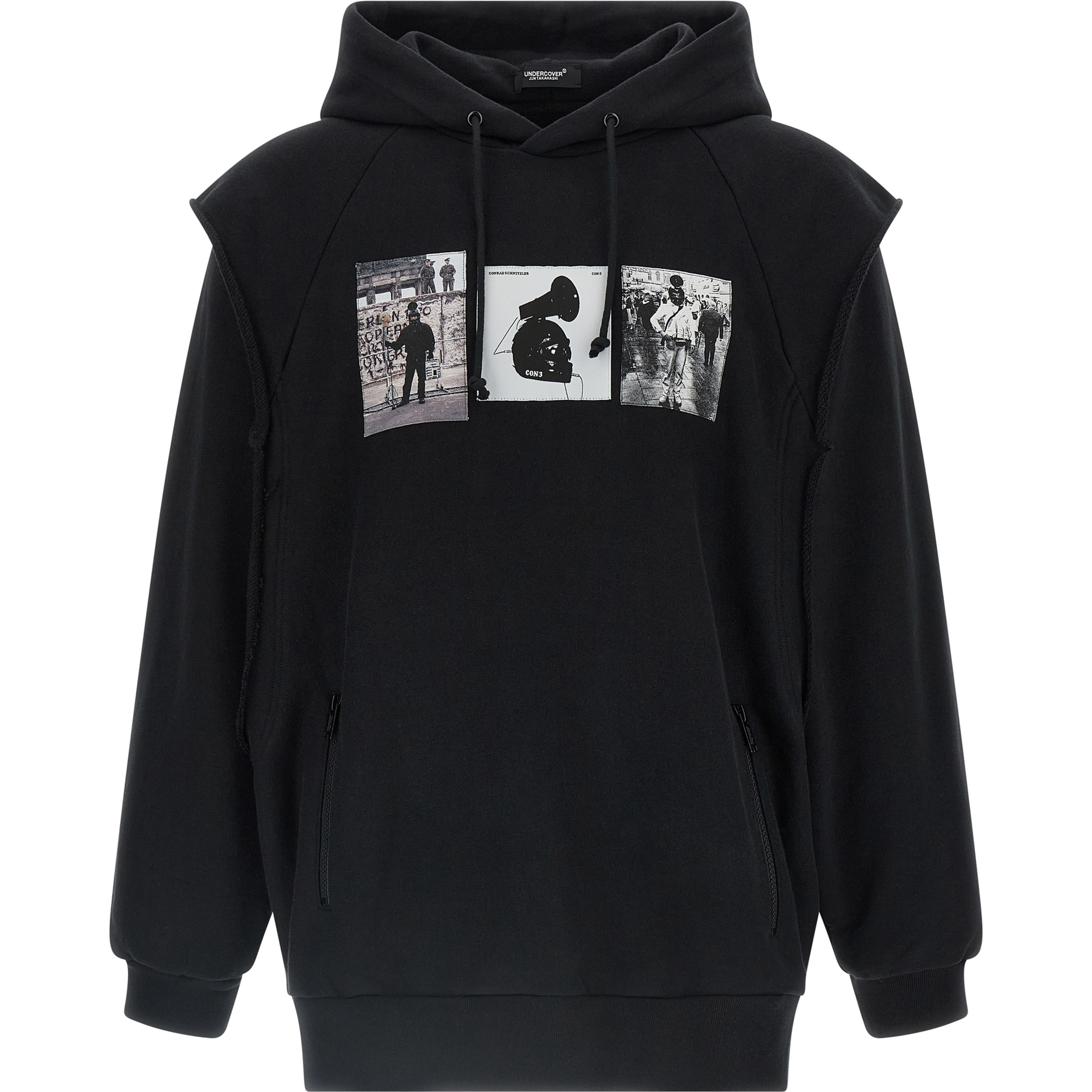 Black Cotton Sweatshirt