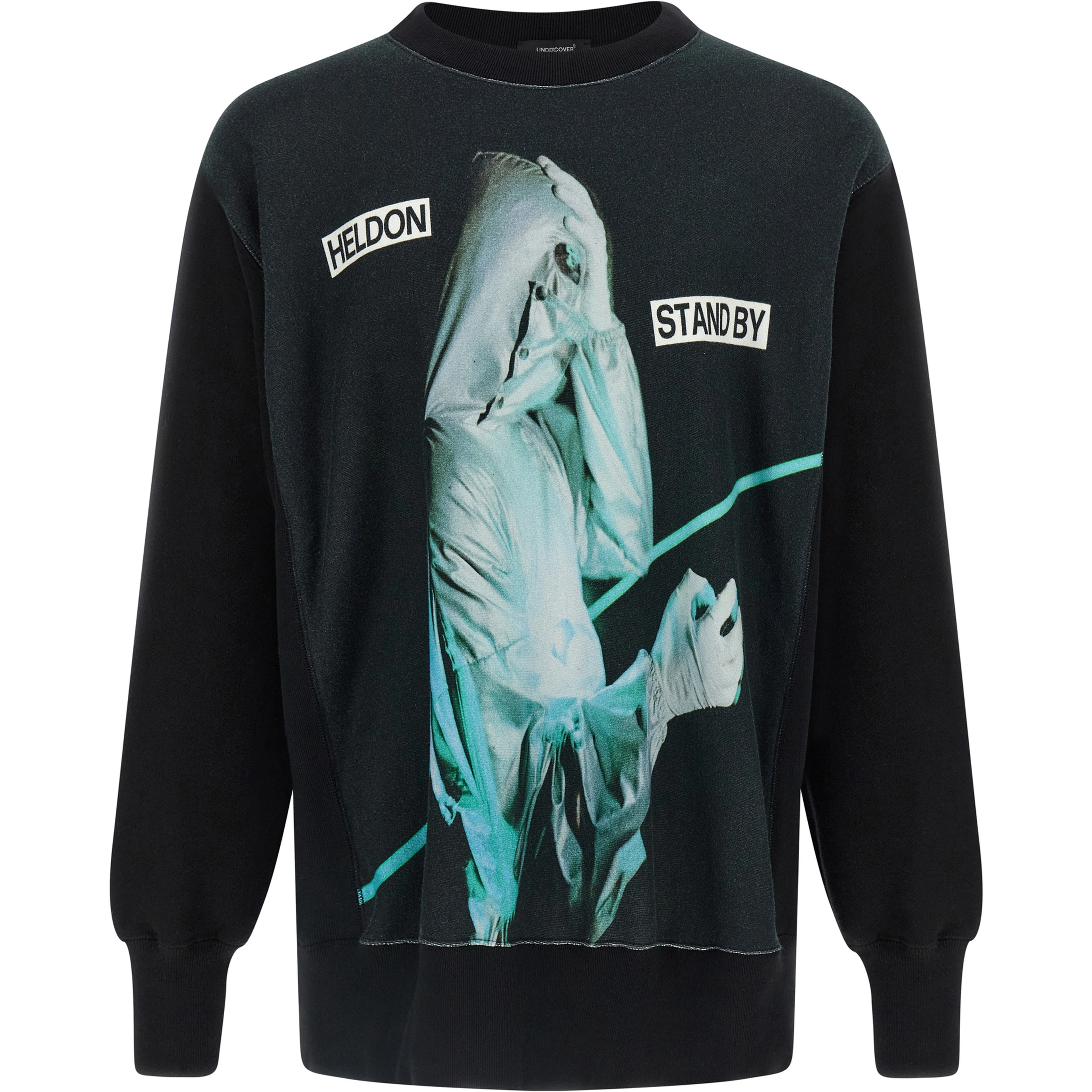 Black Cotton Sweatshirt