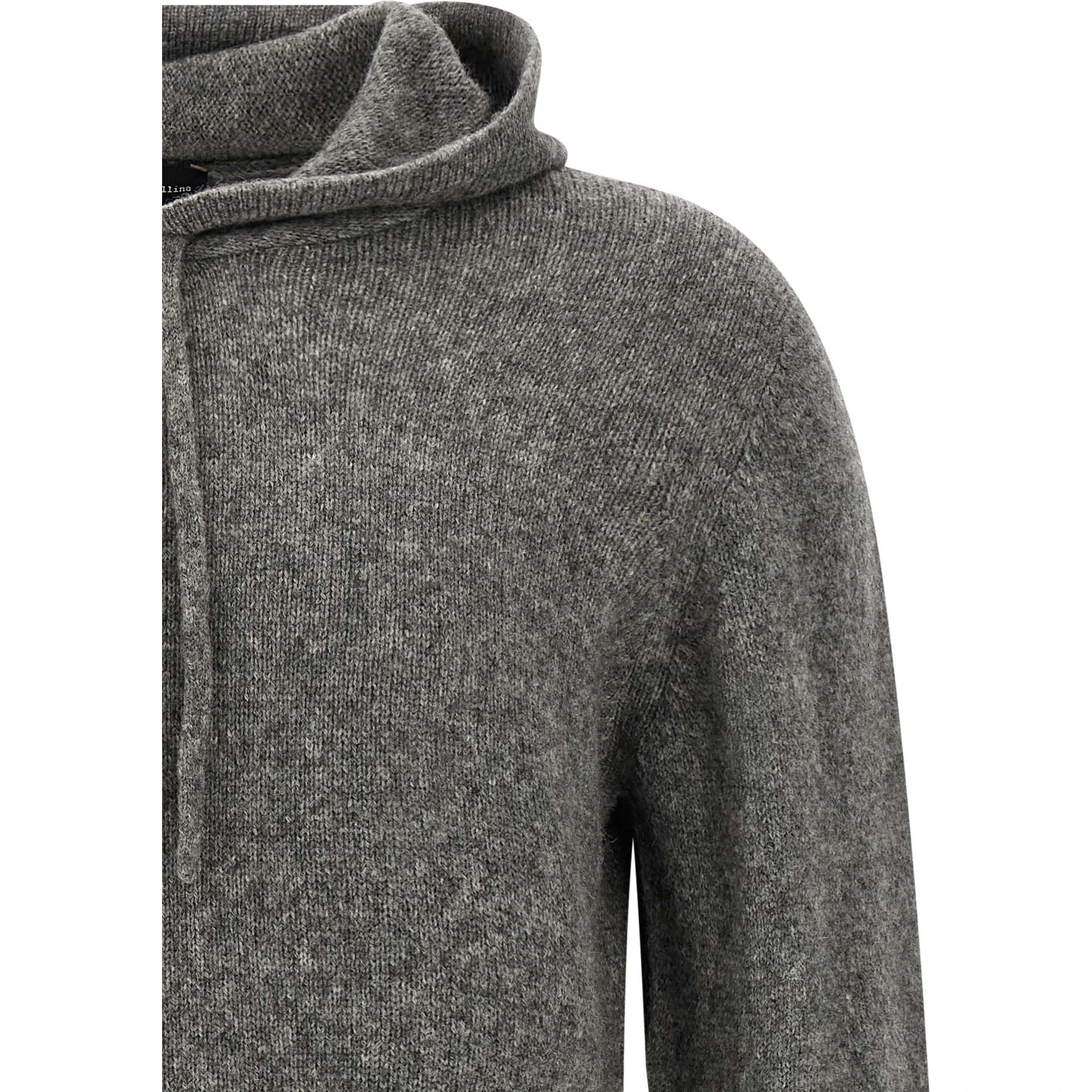 Gray Virgin Wool Cardigan