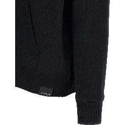 Black Cotton Sweatshirt