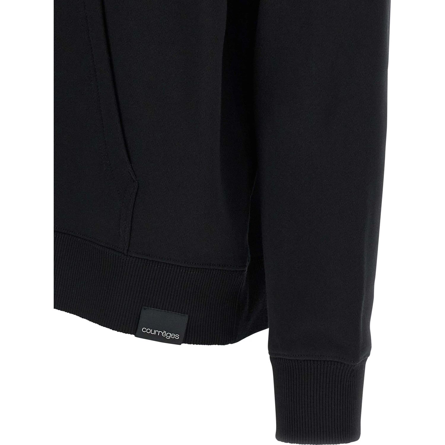 Black Cotton Sweatshirt