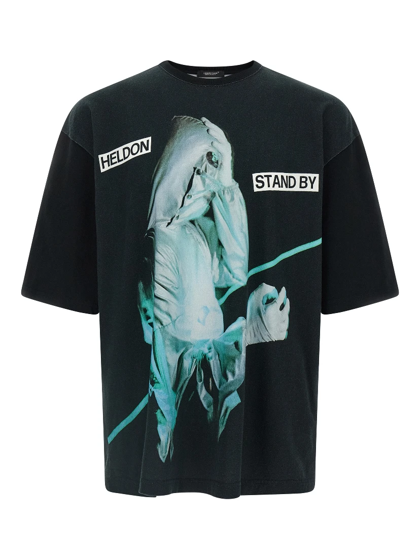 Black Cotton T-Shirt