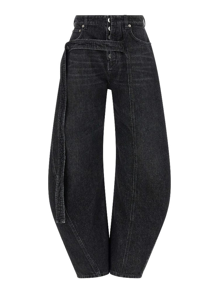 Black Cotton Jeans Denim