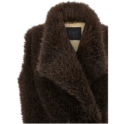 Brown Polyester Coat