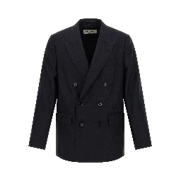 Blue Wool Blazer