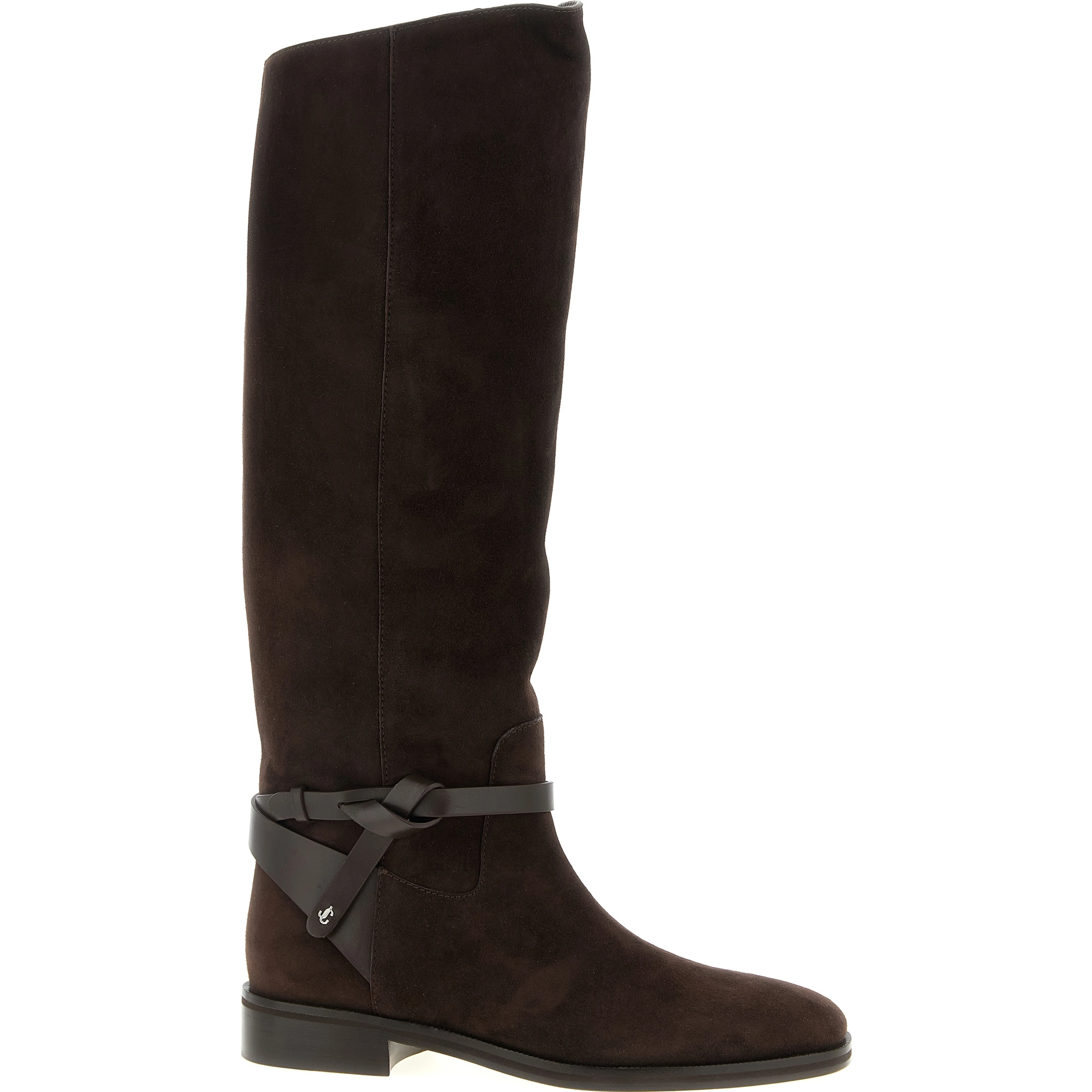 Brown Leather Over The Knee