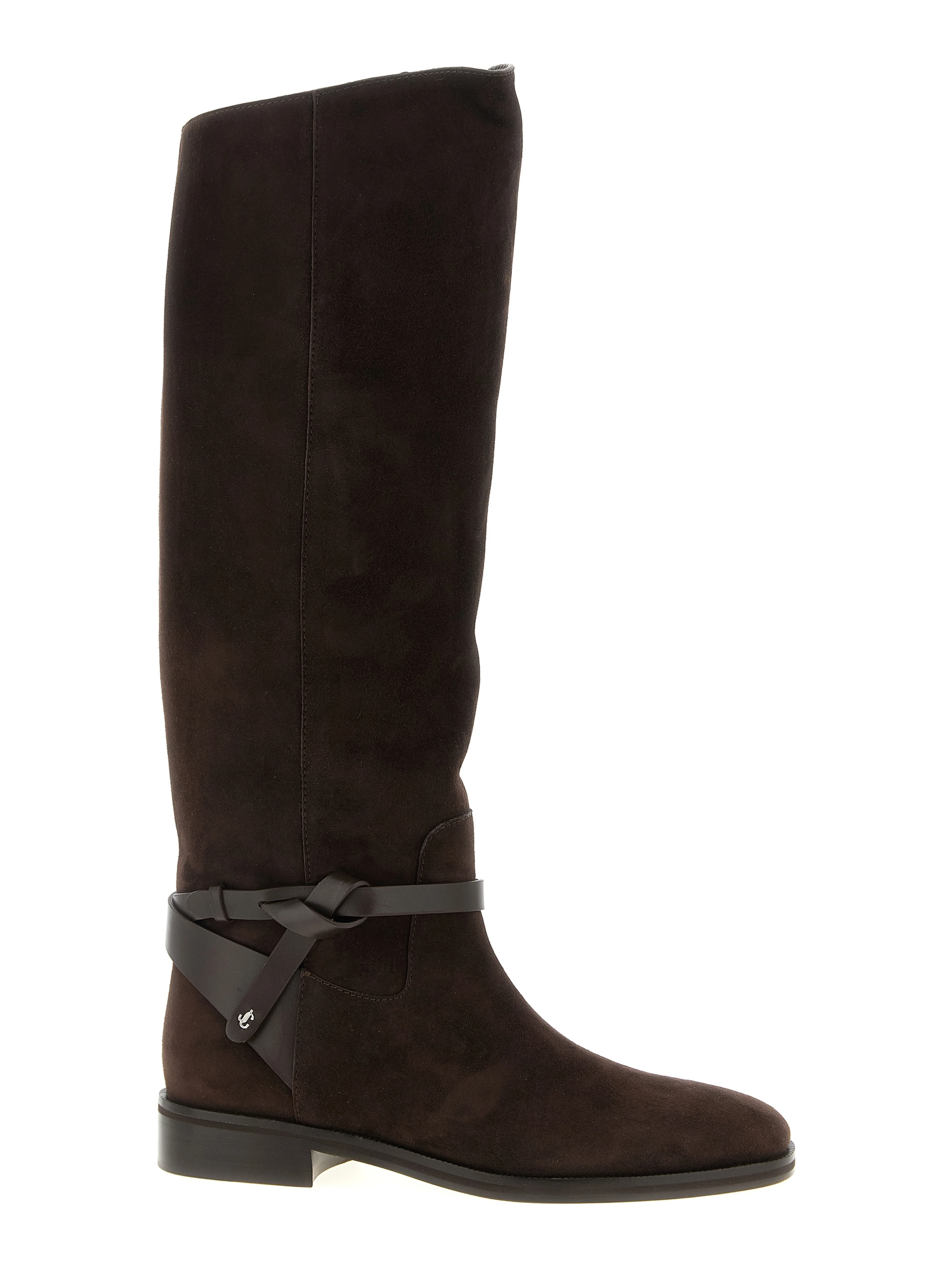 Brown Leather Over The Knee