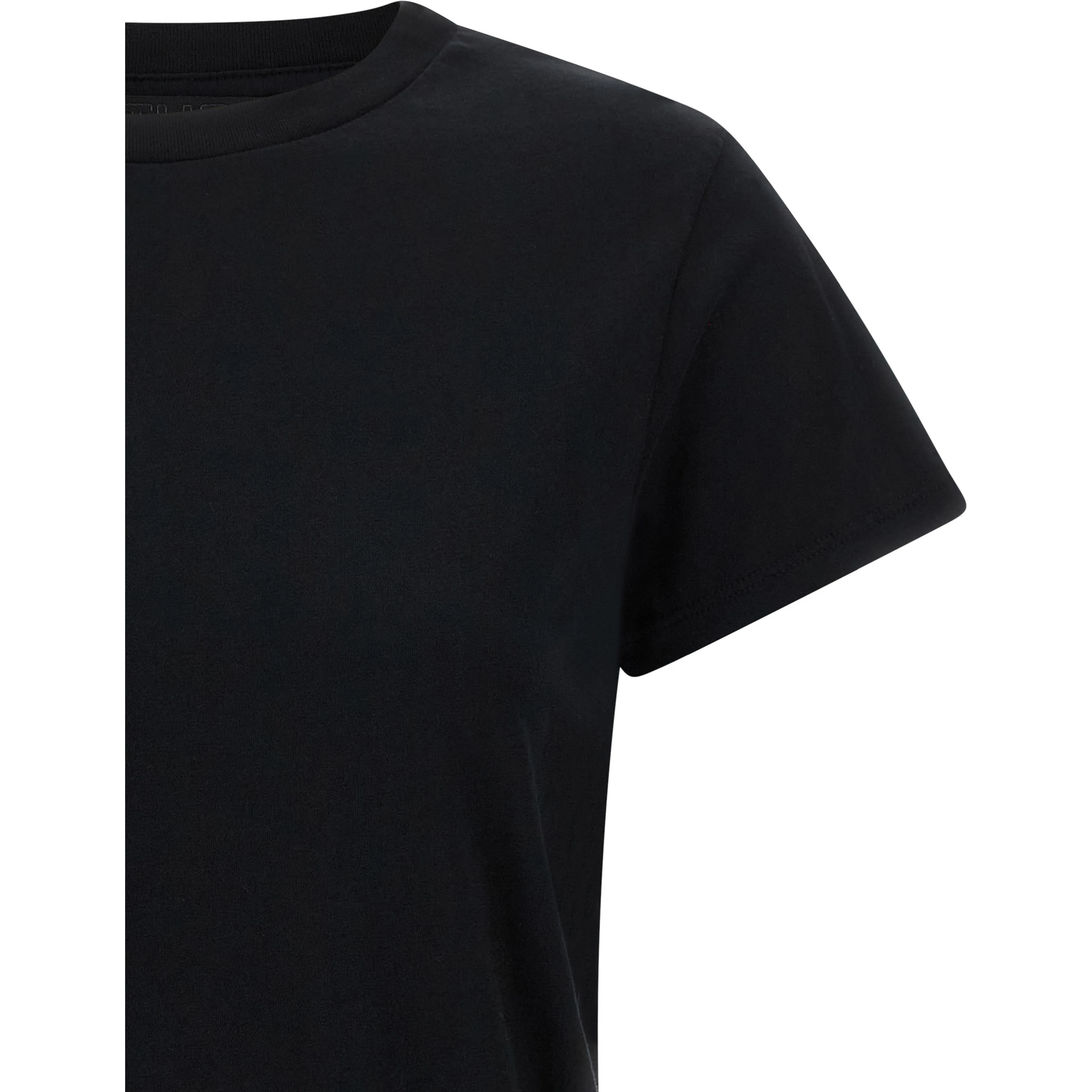 Black Cotton T-Shirt