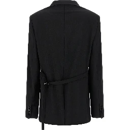 Black Virgin Wool Blazer