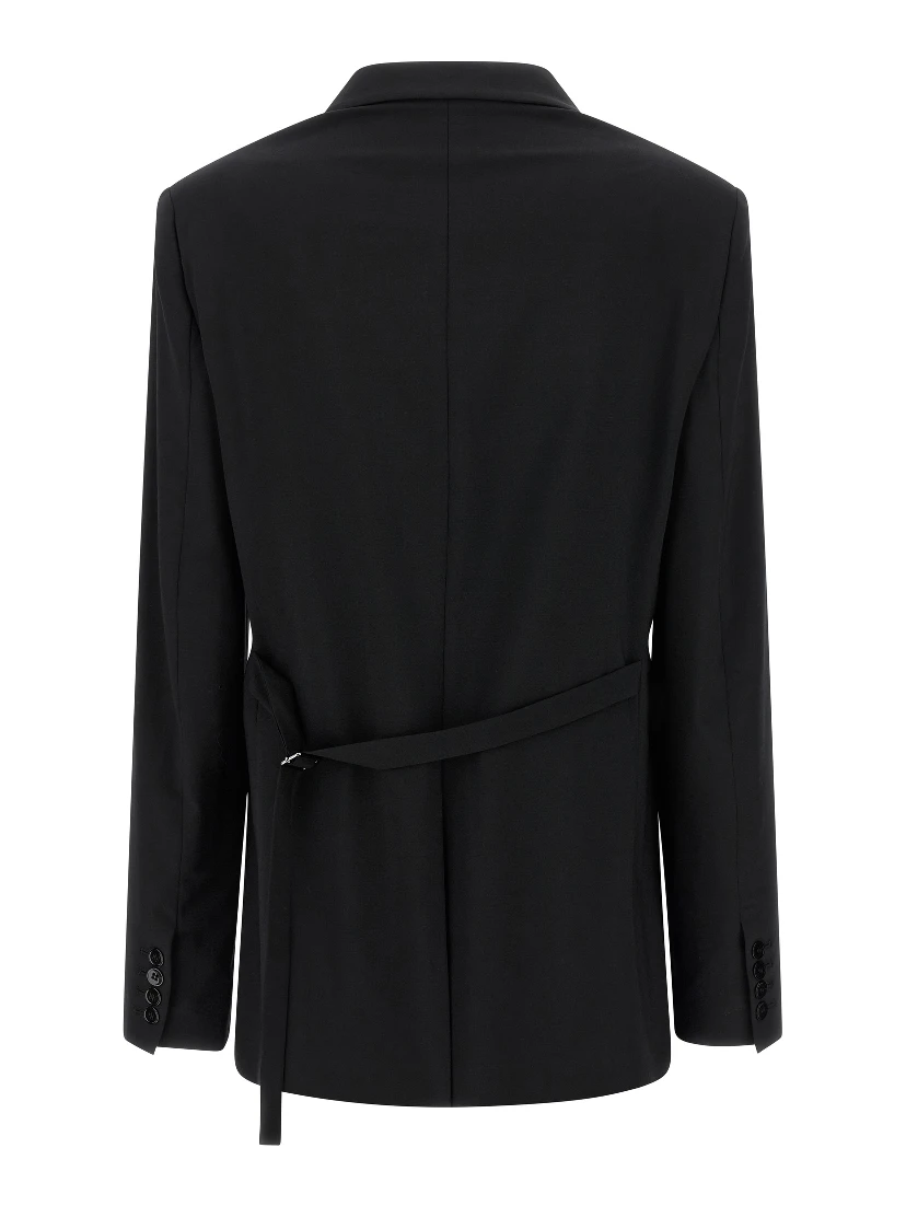 Black Virgin Wool Blazer