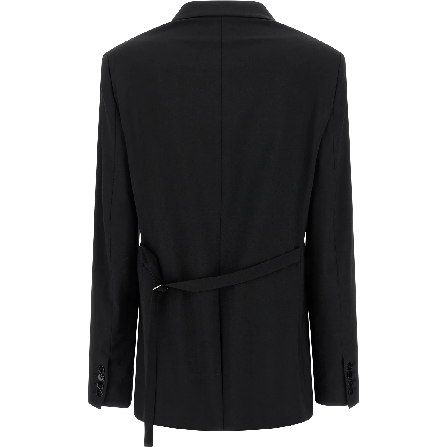 Black Virgin Wool Blazer