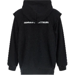 Black Cotton Sweatshirt